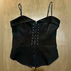 Express Zip Up Corset Top 🏴‍☠️